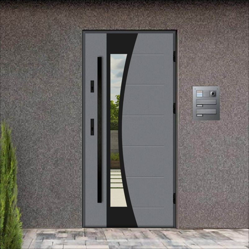 Входная дверь MODENA D4143B стильная теплая уличная коттедж дом термодверь