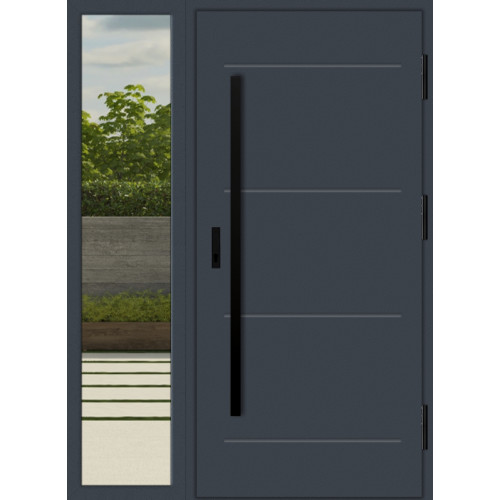 Дверь входная с боковой фрамугой FUTURA GTC00AB