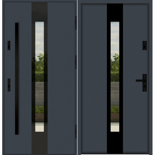 Входная композитная дверь в дом FUTURA GDS1817AB