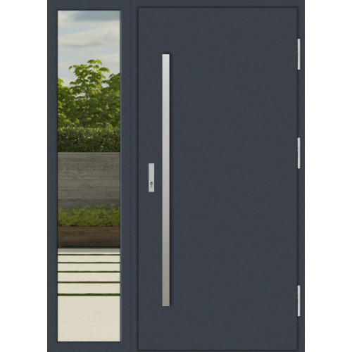 Парадная входная дверь с окном сбоку GTS00AI