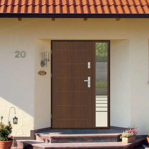 Дверь входная с боковой фрамугой VERONA TS4200KI