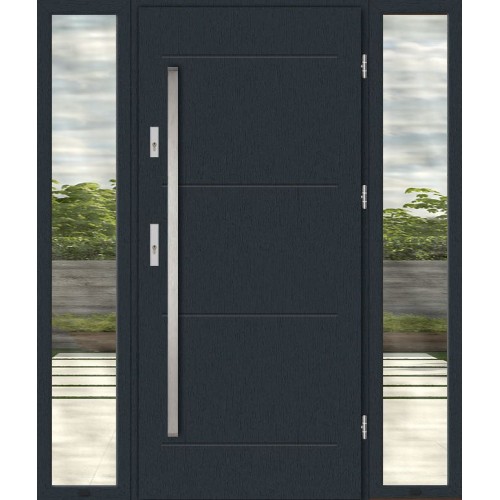 Дверь с двумя фрамугами ANCONA TSS5000