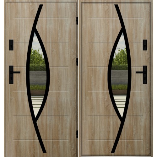 Дверь входная со стеклом VERONA S4240KB
